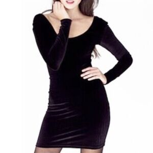 BCBGeneration Black Long Sleeve Dress
